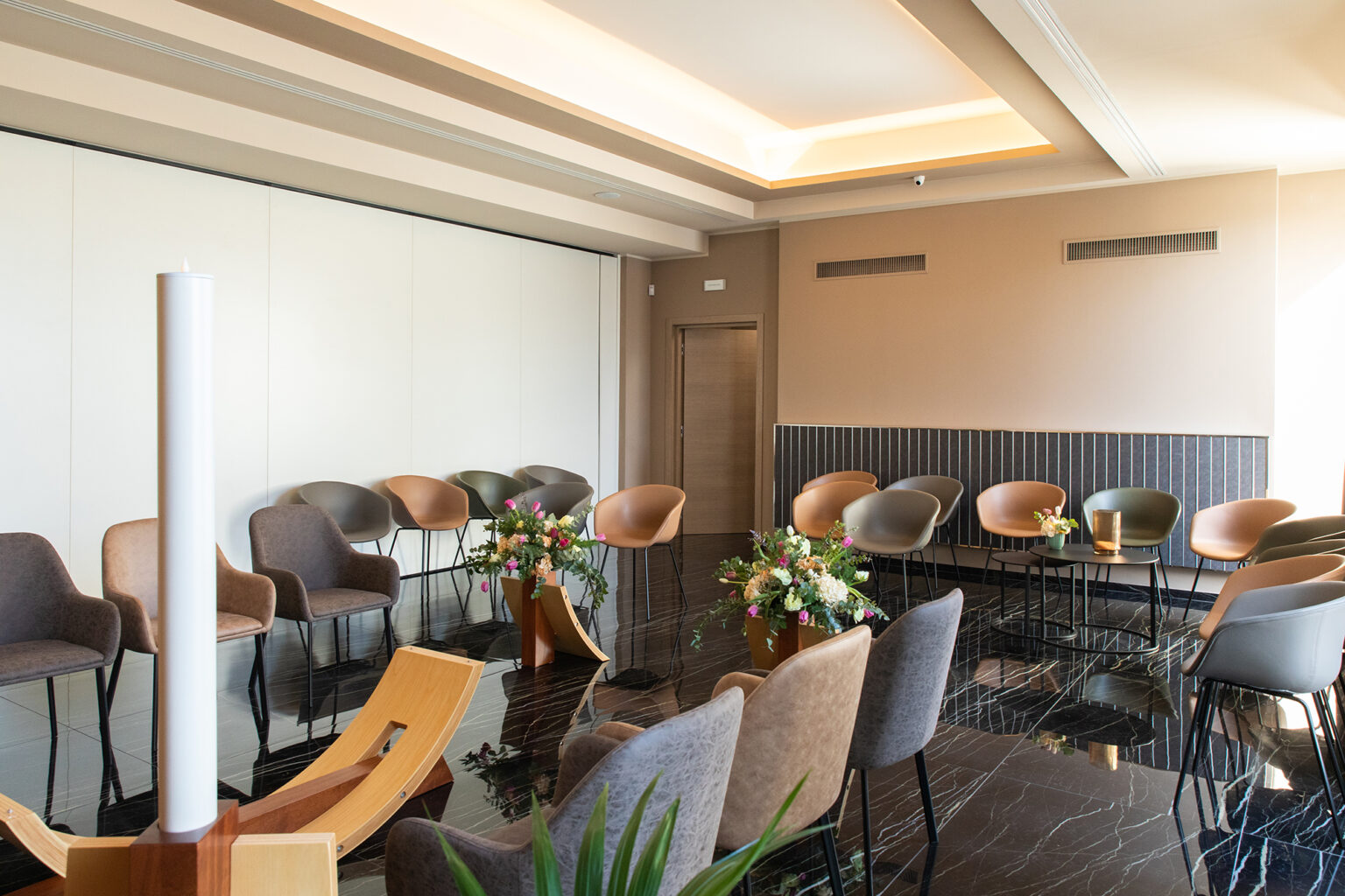 Sala Cloto casa funeraria tempio di Arcadia Lequile Lecce