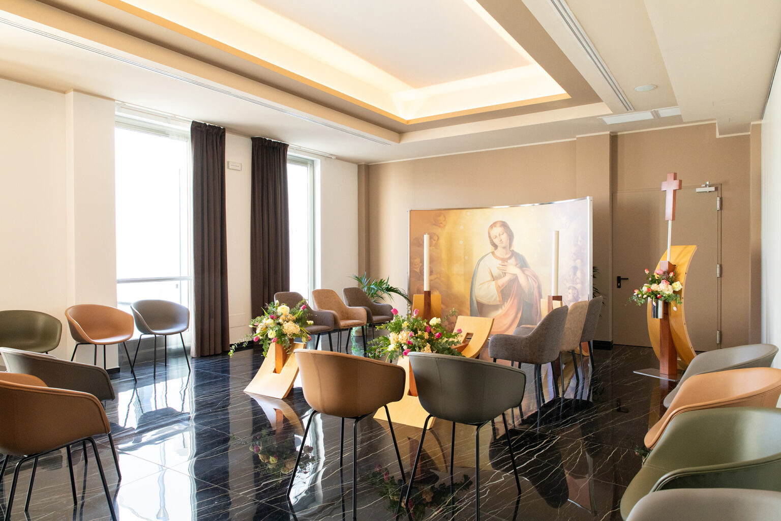 Sala Cloto casa funeraria tempio di Arcadia Lequile Lecce